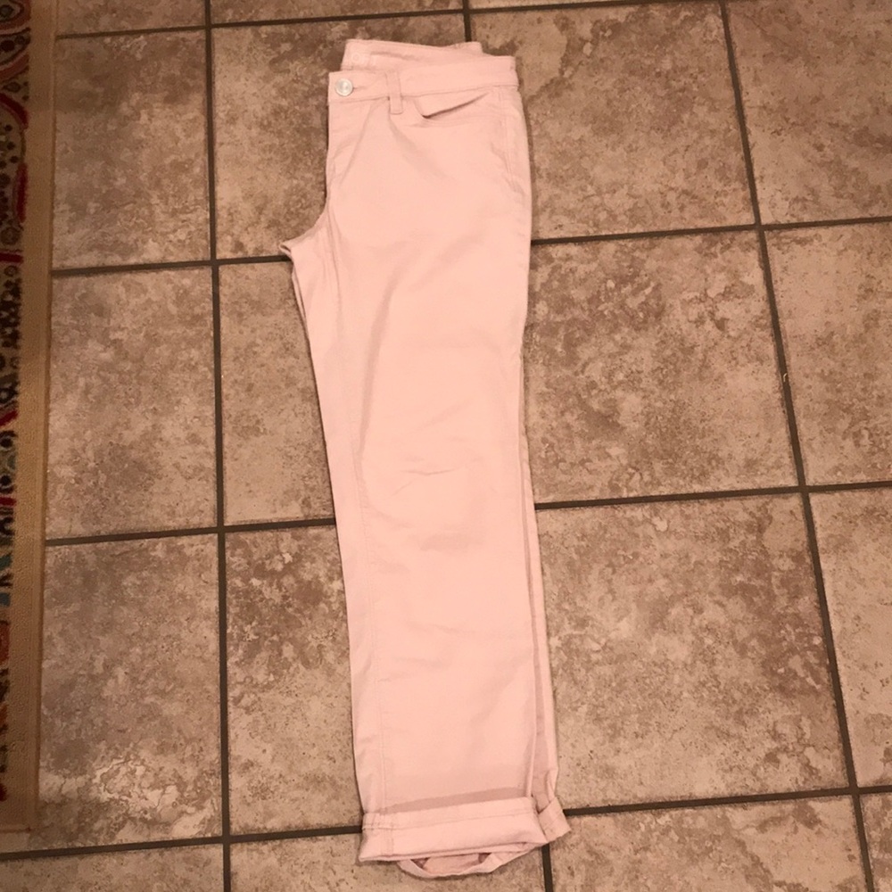 Loft Modern Straight Cropped Pants